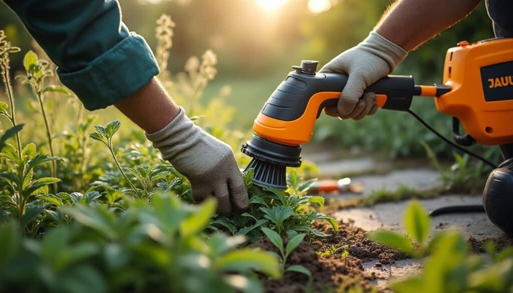 Bien régler la puissance de son désherbeur thermique