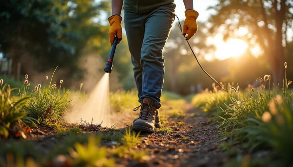Les règles de sécurité pour l'utilisation d'un désherbeur thermique