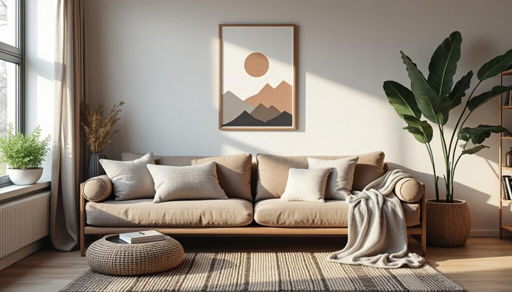 Les secrets d'une illustration murale au style scandinave pour la maison