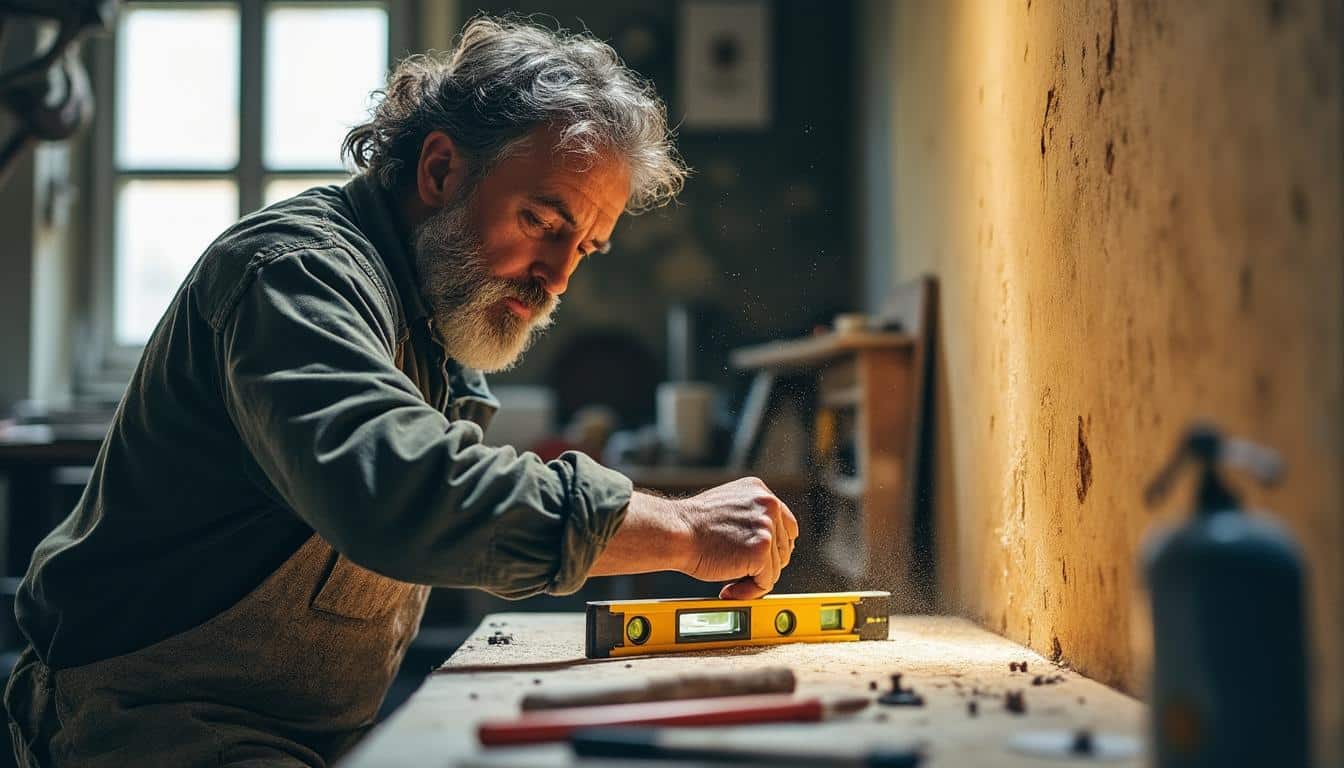 Comment utiliser le niveau sur un mur pour la pose de placo ?