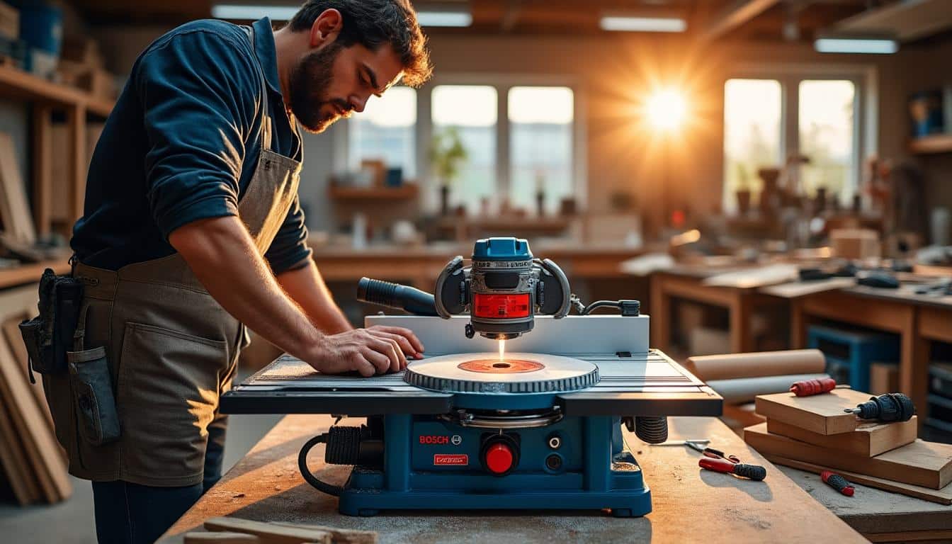 Illustration: Tout savoir sur les caractéristiques techniques de la Bosch Professional scie sur table GTS 10 XC