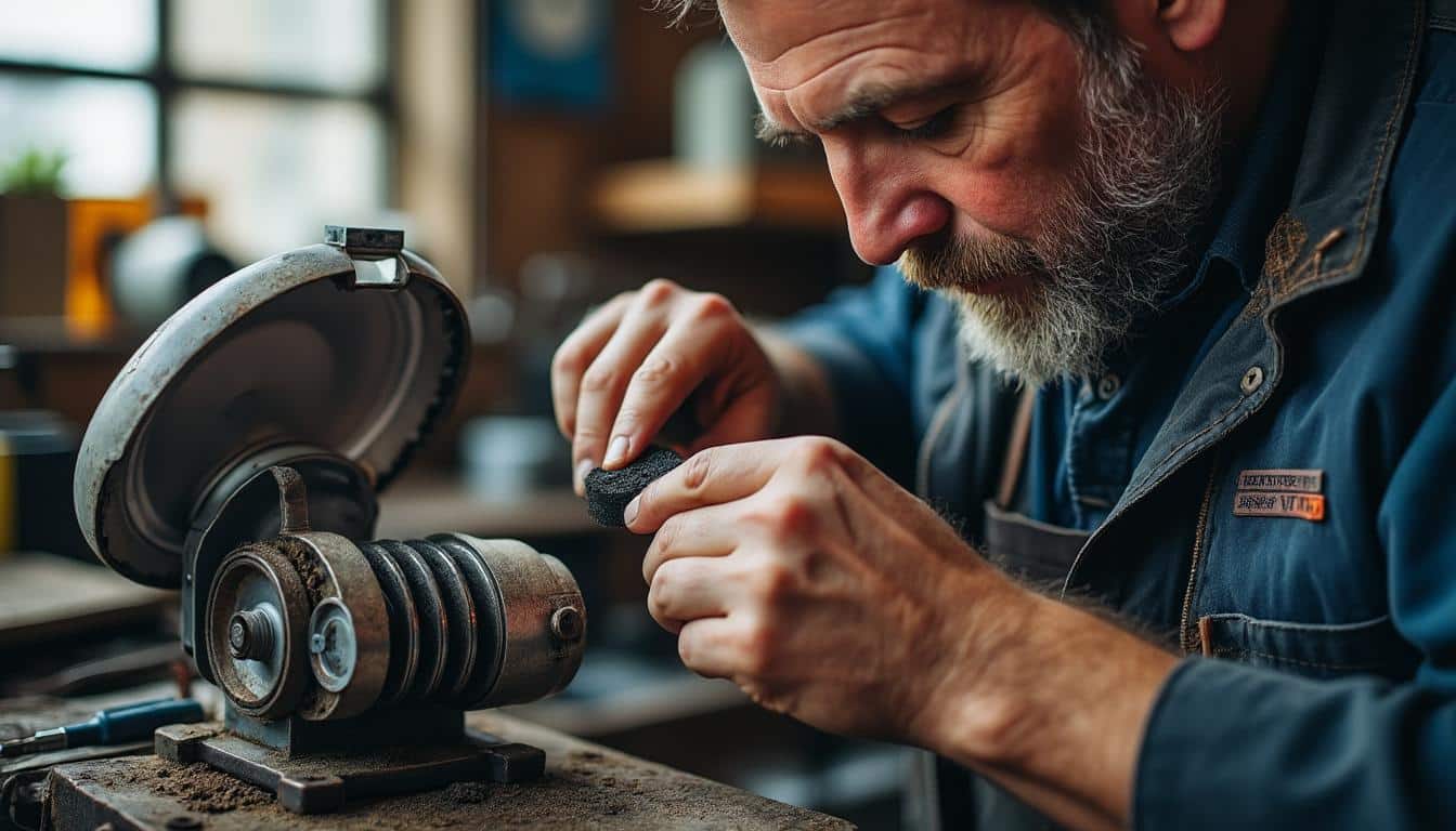 Illustration: Comprendre le rôle du charbon dans le moteur de votre scie circulaire Parkside
