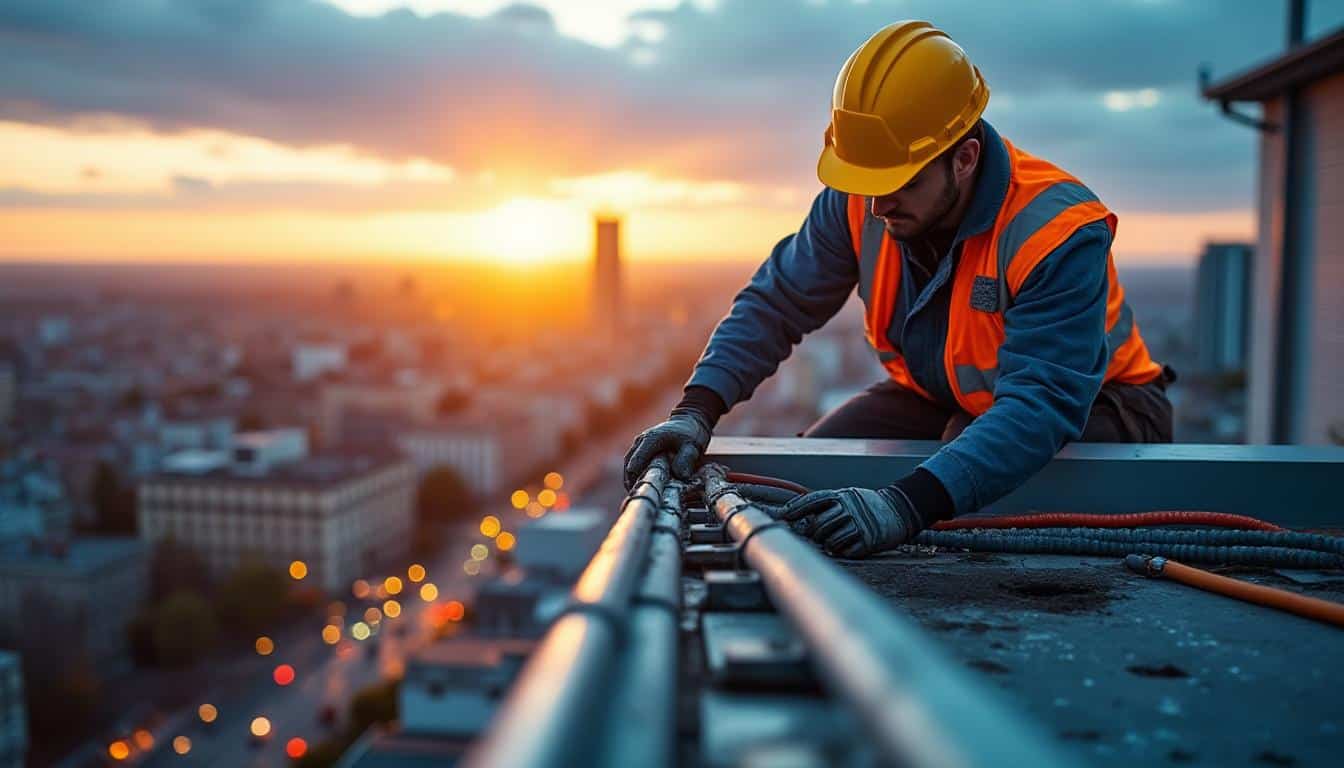 Illustration: Comprendre le rôle et la définition de la main courante sur une toiture