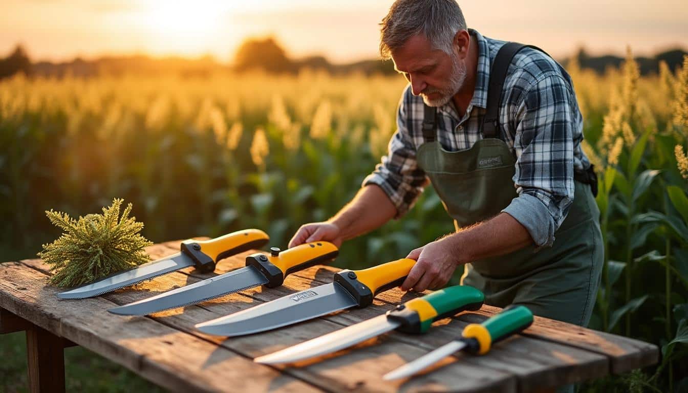 Illustration: Les critères essentiels pour bien choisir sa scie à colza adaptée