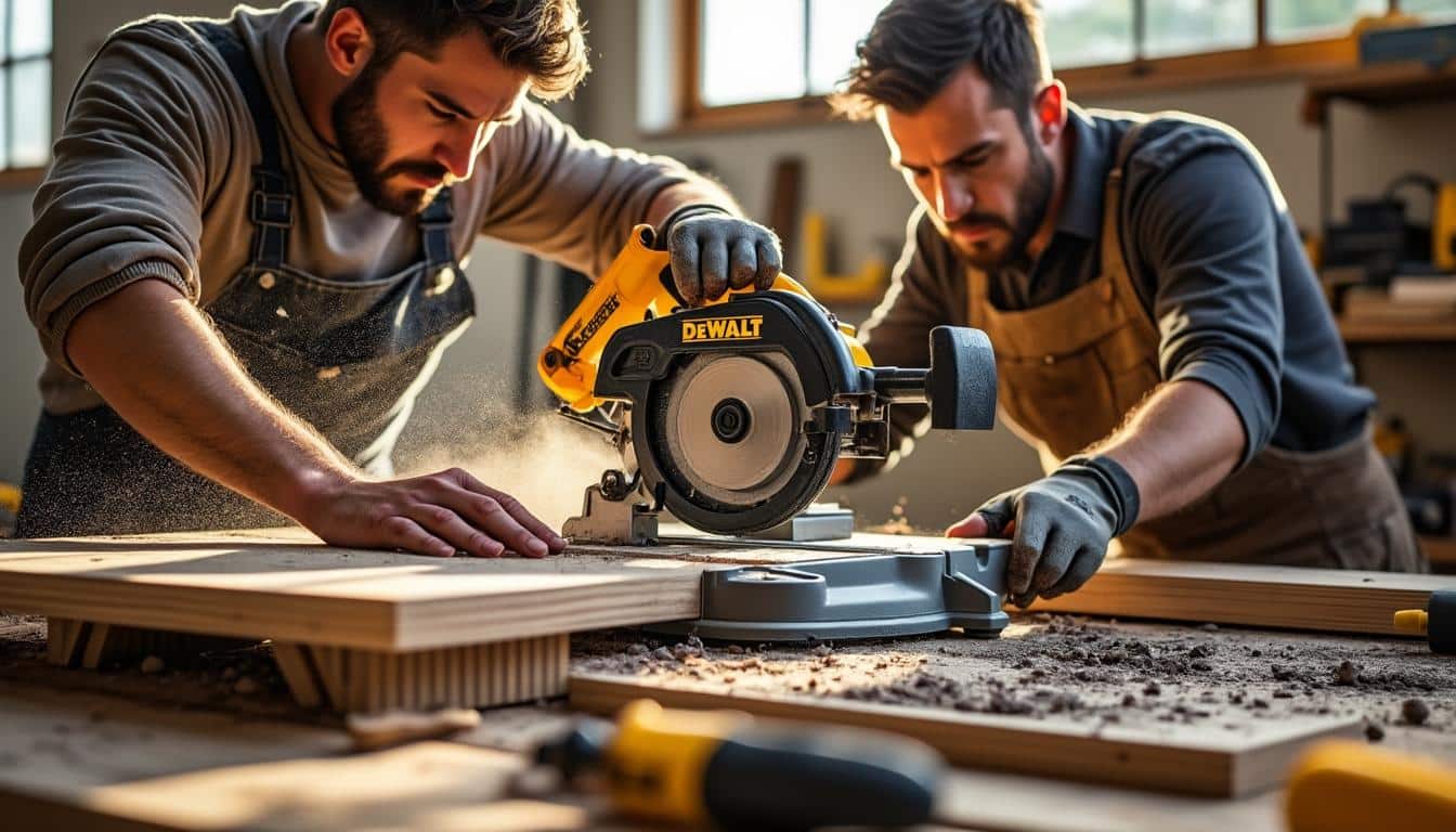 Illustration: Comment les caractéristiques techniques de la scie circulaire sur table Dewalt facilitent votre travail