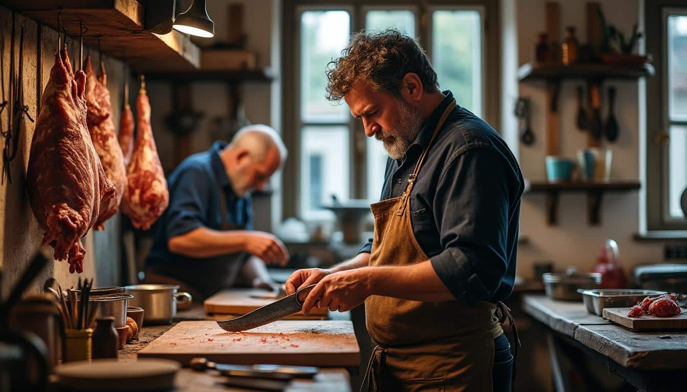 Illustration: Choisir, entretenir et utiliser efficacement sa scie de boucherie pour un travail optimal