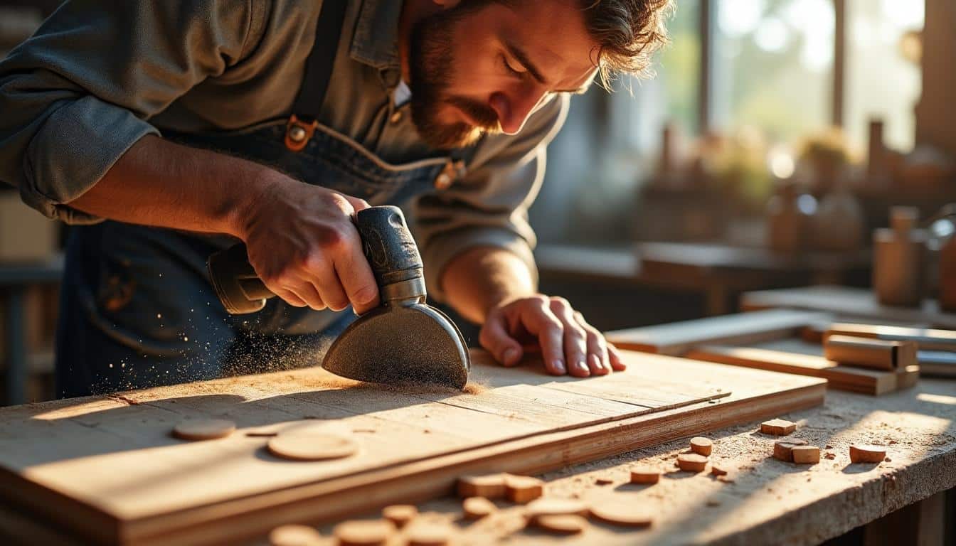 Illustration: Les étapes clés pour une découpe de parquet propre et sans éclats