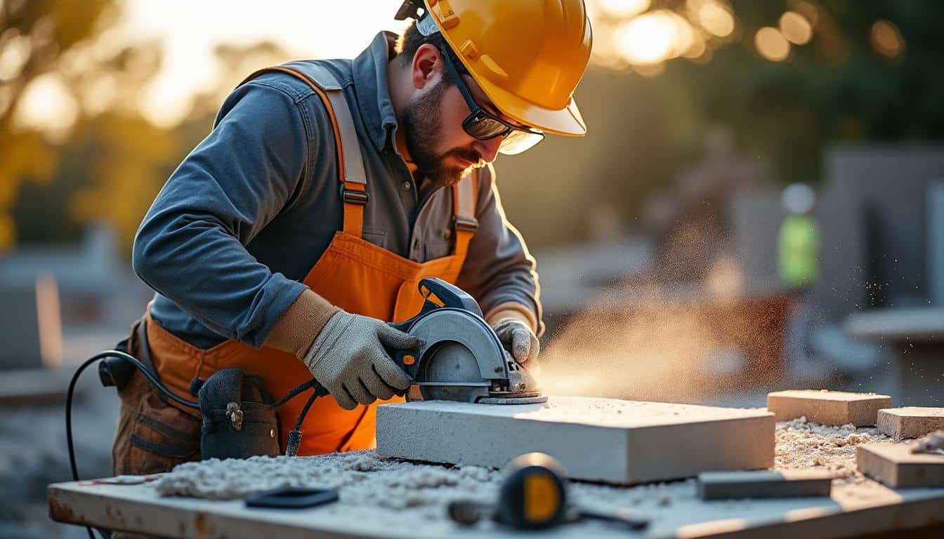 Illustration: Techniques, conseils pratiques et sécurité pour réussir la découpe de pierre dure