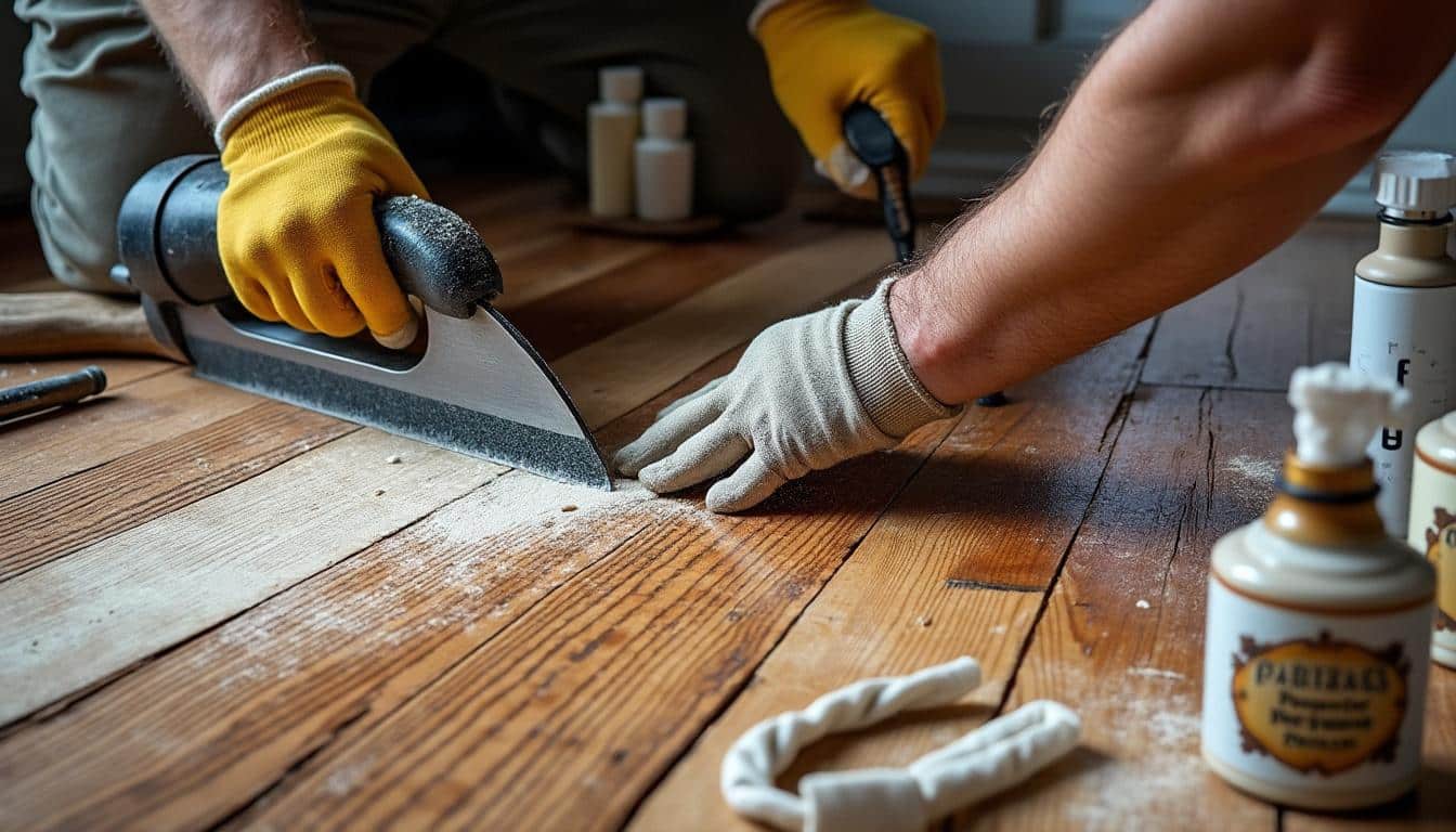 Illustration: Comprendre le ragréage et les produits adaptés pour un parquet