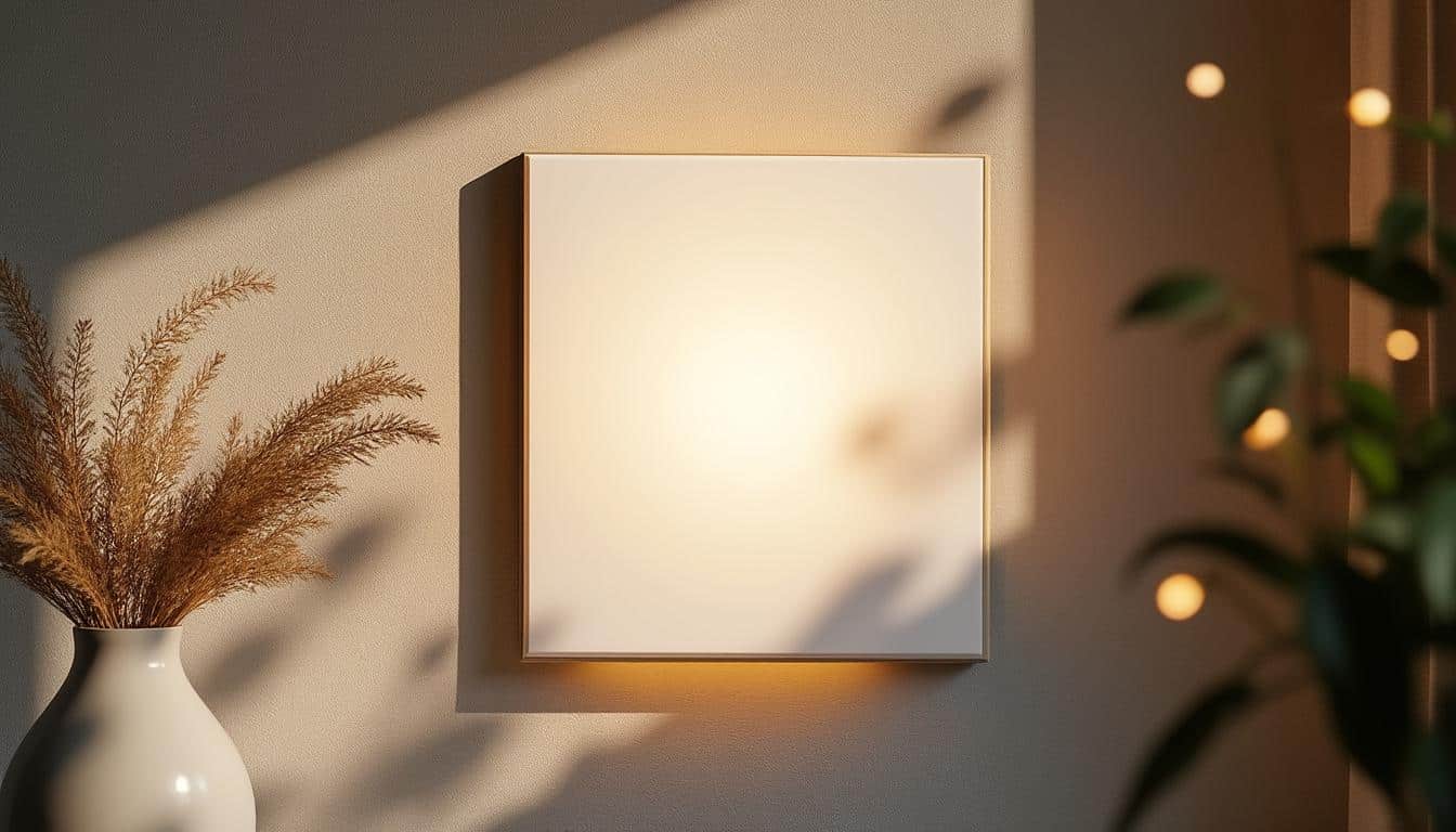 Applique murale blanche et bois : charme naturel et lumière chaleureuse