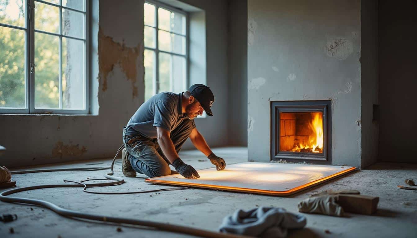 Plancher chauffant avec chape : confort et performance thermique