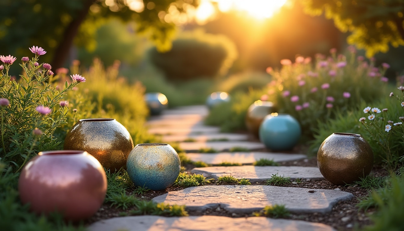 Illustration: Comprendre les boules décoratives pour embellir un espace extérieur