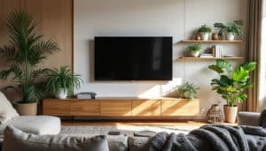 Déco du mur derrière la TV : idées et conseils pour sublimer