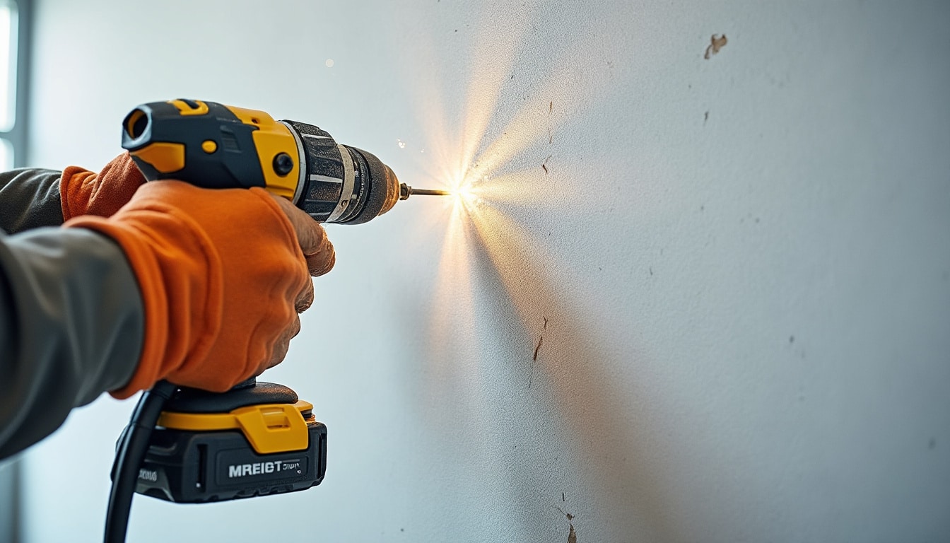 Comment percer du béton proprement : guide, outils et astuces
