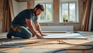 Plancher chauffant sec Mincetherm rapid installation : pose rapide et efficace