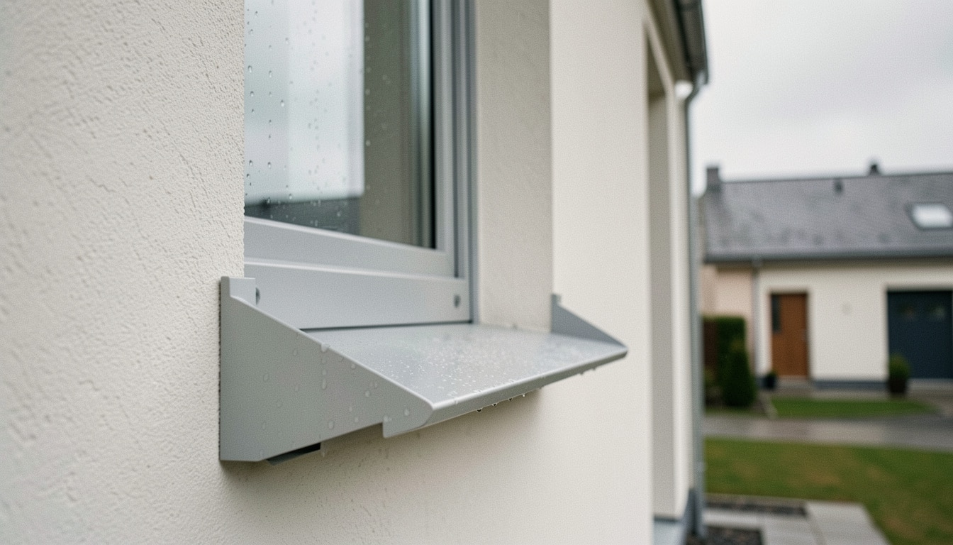 Appui de fenêtre en aluminium : rôle, pose et choix