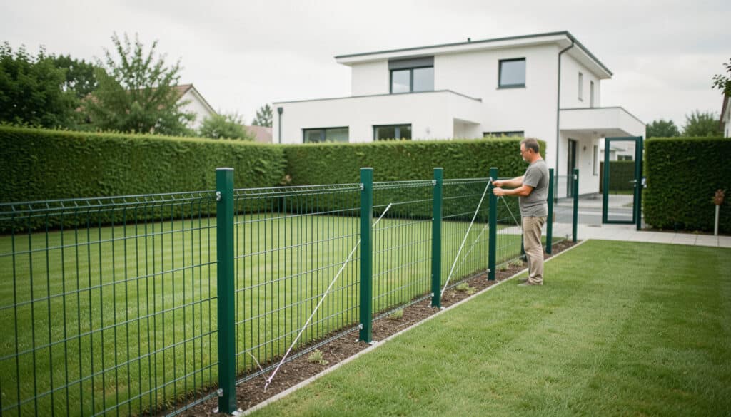 Clôture en grillage souple : bien choisir et poser