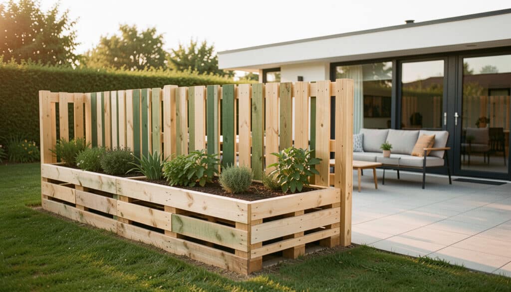 Clôture en palettes : idées simples et pose durable