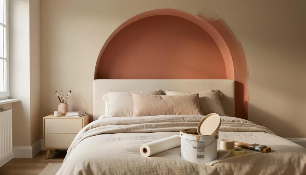 Réussir une tête de lit peinte belle et durable